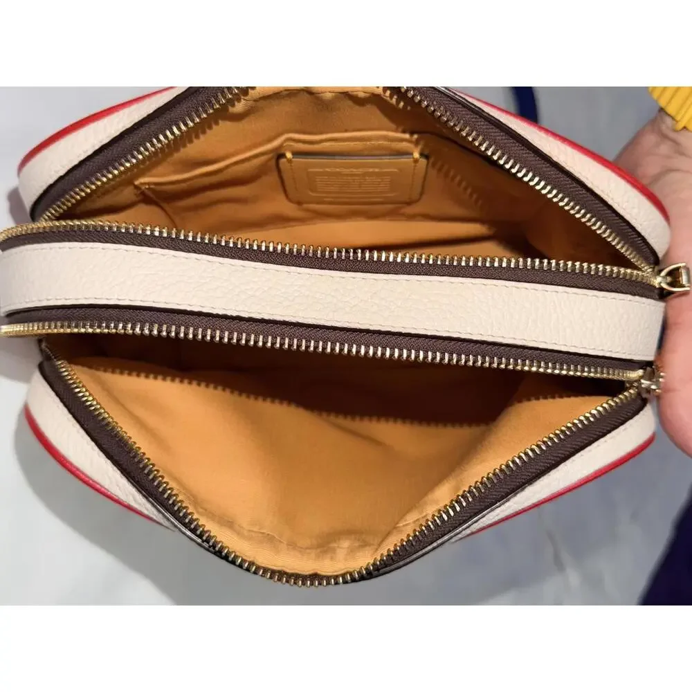 Coach Jes Crossbody In Colorblock Pebble Leather C7682 - Picture 5 of 9